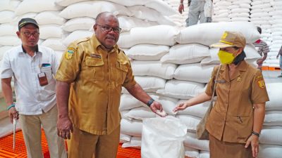 Sidak Inflasi TPID Kota Jayapura, Stok Beras Aman Selama 4 Bulan