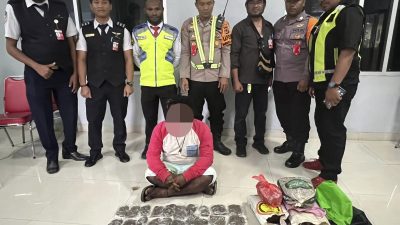 Bawa 3 Kg Ganja, Seorang Pemuda Diamankan di Bandara Sentani