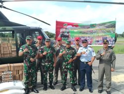 Pangdam Kirim Setengah Ton Bantuan Logistik Ke Kiwirok