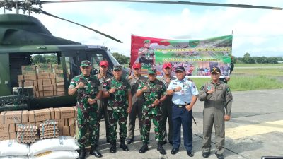 Pangdam Kirim Setengah Ton Bantuan Logistik Ke Kiwirok