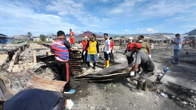 PJ Walikota Jayapura: Selain Bersihkan Puing Kebakaran, Korban juga akan diberikan bantuan