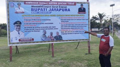 Begini Reaksi Kadistrik Sentim merespon Surat Imbauan Bupati Jayapura