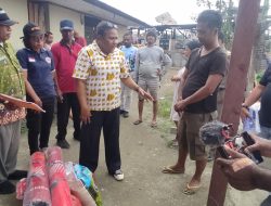 Pemkab Jayapura Salurkan Bantuan Tanggap Darurat kepada Korban Kebakaran