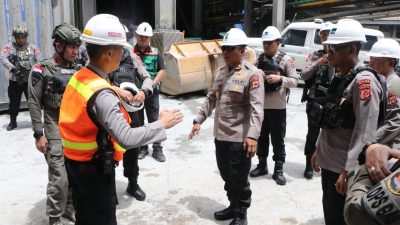 Wakapolda Papua Tinjau Langsung Lokasi Longsor di Mile 74 Tembagapura, Mimika, Papua Tengah
