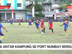 Turnamen liga Kampung Se-Port Numbay Tahun 2023 Resmi di Buka