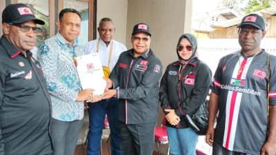 Pimda PKN Provinsi Papua Tengah Menyerahkan Berkas ke Kesbangpol dan Pembukaan Sekretariat