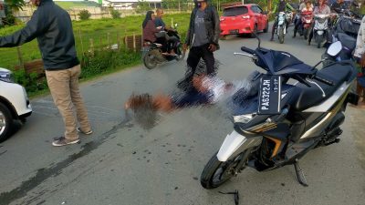 Laka Lantas di Sentani, Pengendara Luka – Luka