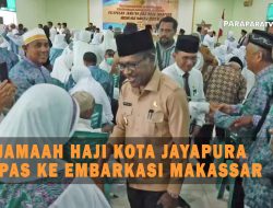 Ratusan Jamaah Haji Kota Jayapura Dilepas PJ Wali Kota