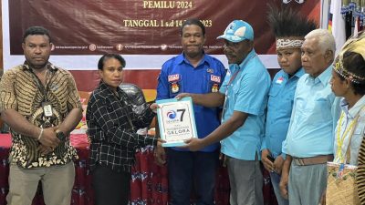 Daftarkan 25 Bacaleg DPD Partai Gelora Indonesia Yapen Optimis Raih 4 Kursi