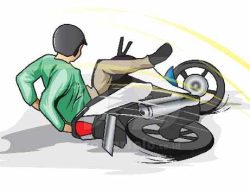 Pengendara Motor Meninggal Dunia Akibat Laka Tunggal di Jalan Alternatif Waena