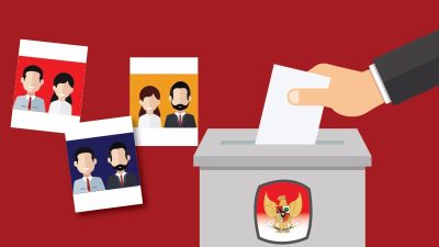 Pendaftaran Masuk Hari Ke-8, Polisi Lakukan Pengamanan Tertutup di Kantor KPUD