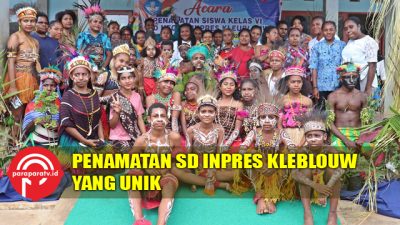 Unik, Begini Penamatan SD Inpres Kleblouw yang Lulus 100%