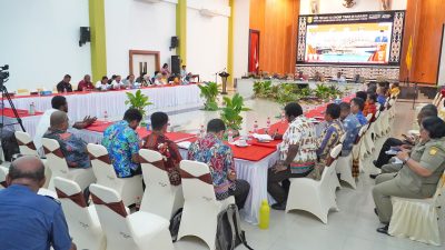 Sukseskan Pemilu 2024, Pemkot  Jayapura Gelar Rakor Bersama KPU