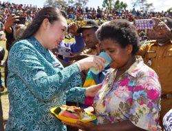 Fokus Tangani Stunting, TP PKK Lanny Jaya Penyuluhan di Distrik Pirime