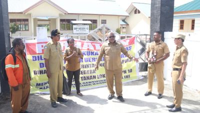 PJ sekda : Pemalangan SMP Negeri 10 Jayapura Koya Barat akan dicarikan solusi
