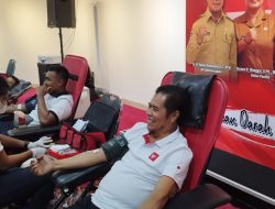Meriahkan HUT RI Ke-78, Pemrov Papua Gandeng PMI Gelar Donor Darah di PYCH
