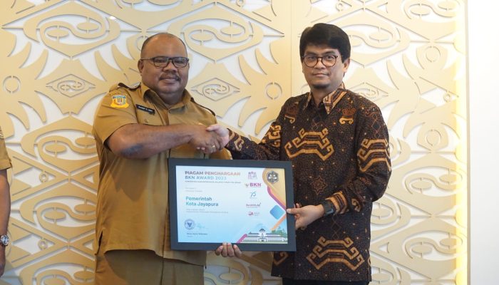 Pemkot Jayapura raih penghargaan dari BKN Award 2023