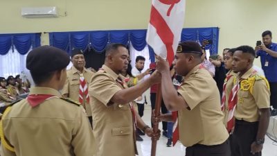 Triwarno Purnomo Lepas Peserta Rainas XII Kontingen Kwarcab Kabupaten Jayapura