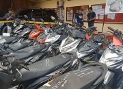 Polisi Jaring 34 Sepeda Motor yang Diduga Hasil Curanmor Sepanjang Bulan Juli