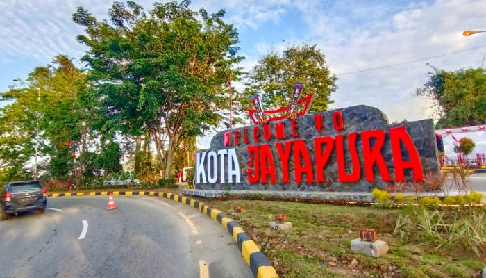 Percantik Wajah Kota Jayapura, Pj Walikota Resmikan Tugu Welcome To Kota Jayapura