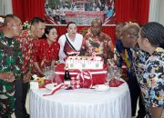 Resepsi Kenegaraan Peringatan HUT RI ke 78, Bupati Doren Apresiasi Paskibra Lanny Jaya