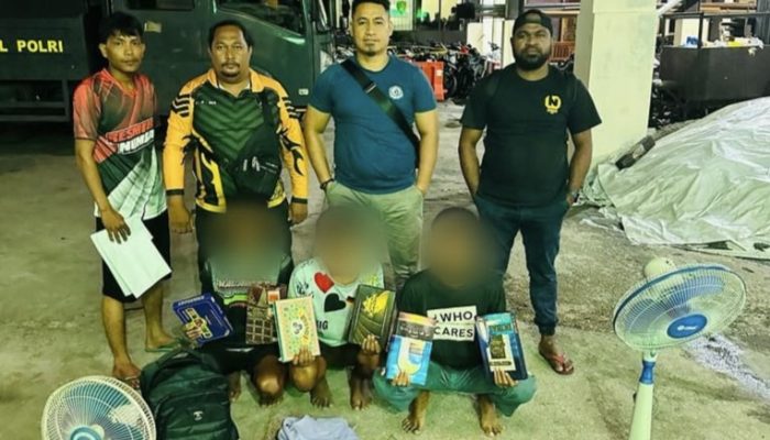 Lakukan Curat, 4 Pelajar Dibekuk Tim Resmob Numbay