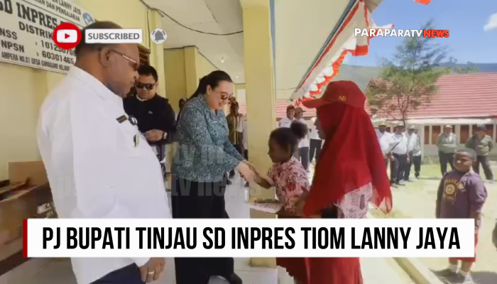 Pj Bupati Tinjau Sejumlah Sekolah di Tiom Lanny Jaya