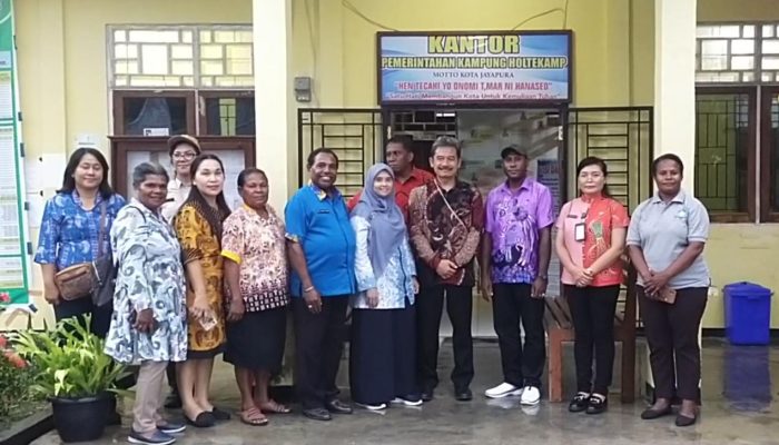 Tim verifikasi Kota Kabupaten Sehat Sambangi Kota Jayapura, lakukan penilaian lapangan