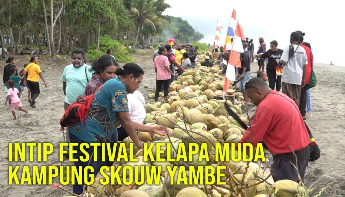 Intip Festival Kelapa Muda Kampung Skouw Yambe