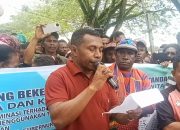 Ratusan Buruh Perkebunan Sawit Minta Pimpinan PT TSP Mengundurkan Diri