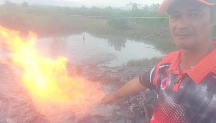 Ini penjelasan BPBD Kota Jayapura soal semburan lumpur dan Api di kampung Holtekam