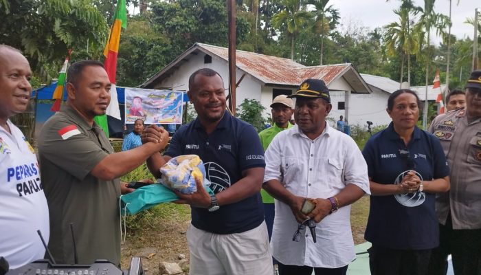 Open Turnamen Bola Voli Yabawi Cup V di Kampung Nolokla resmi di Buka Pj Bupati Jayapura