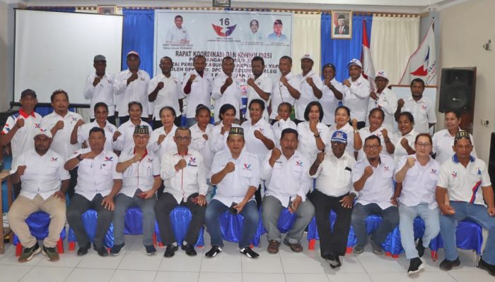 Gelar Rakor Dan Konsolidasi, DPD Partai Perindo Yapen Mantapkan Strategi Pemenangan Pemilu 2024