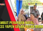 Sambut Perayaan Natal, KKSS Yapen Gelar pasar Murah