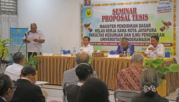 Pemkot Jayapura dan FKIP Uncen Gelar Seminar Proposal Tesis Diikuti 28 Guru Magister Pendidikan Dasar