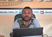 Bawaslu Yapen Terima 21 Laporan Dan 1 Temuan, Tunggu Laporan Lain Dalam Proses Penanganan