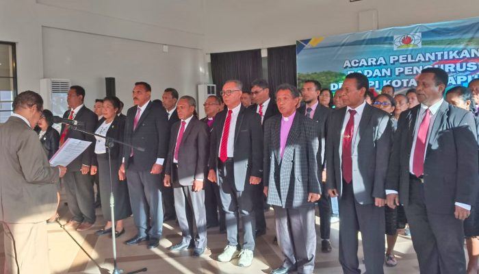 Pengurus DPC Asosiasi Pendeta Indonesia Kota Jayapura Periode 2024-2029 Resmi Dilantik