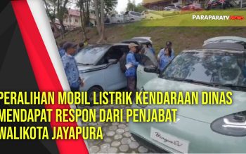 Peralihan Mobil Listrik Kendaraan Dinas mendapat respon dari Penjabat Walikota Jayapura