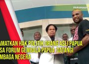 Selamatkan Hak Politik Orang Asli Papua Massa Forum Gembala Papua  Datangi 3 Lembaga Negera