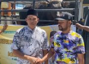 Warga Sarmi Sambut Antusias Sumbangan Hewan Qurban Paulus Waterpauw