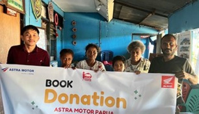 Astra Motor Berbagi Buku Bekas Layak Baca ke Panti Asuhan