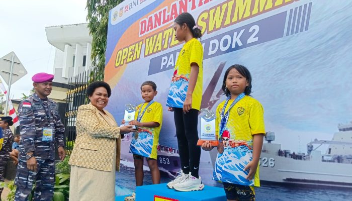 Beri Apresiasi Kepada Lantamal X Jayapura Atas Lomba Renang laut, Ini Harapan Ketua MRP!