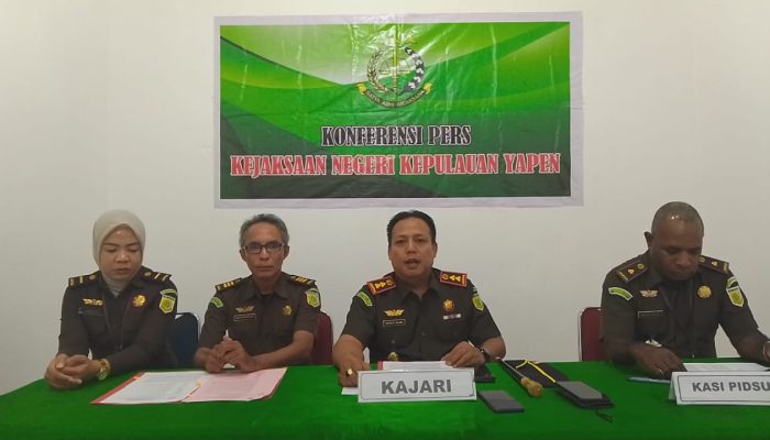 Tidak Memiliki SIB, Kejari Kepulauan Yapen Tetapkan Satu Tersangka Nahkoda KM Hidayah Baru 02