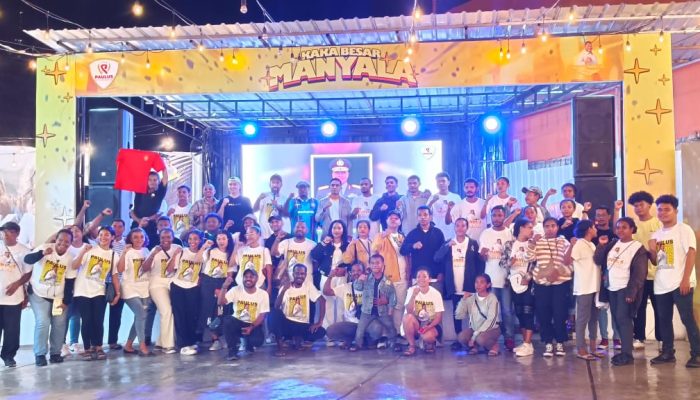 Kaum Milenial Papua Lauching Jingle Kaka Besar Menyala, Ini Ungkapan Paulus Waterpauw