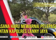 Suasana Haru Mewarnai Pelepasan Mantan Kapolres Lanny Jaya