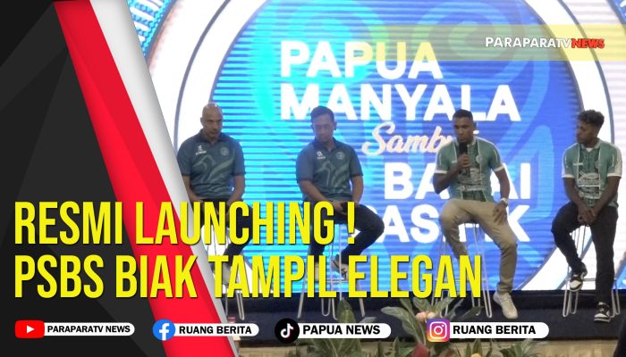Resmi launching ! PSBS Biak Tampil Elegan