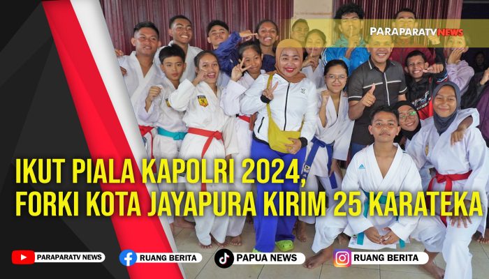 Ikut Piala Kapolri 2024, Forki Kota Jayapura kirim 25 Karateka