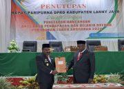 DPRD LannyJaya Gelar Sidang Paripurna Pembahasan Perubahan APBD TA 2024