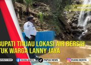 Pj Bupati Tinjau Lokasi Air Bersih Untuk Warga Lanny Jaya