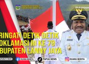 Upacara Detik-Detik Proklamasi HUT RI ke-79 tingkat Kabupaten Lanny Jaya